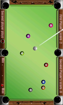 Скриншот приложения 2P Billiard - №3