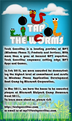 Скриншот приложения Tap The Worms - №6