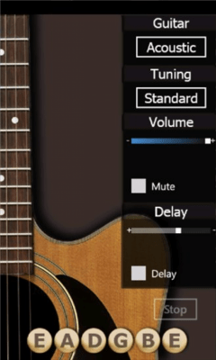 Скриншот приложения My Guitar Tuner - №3
