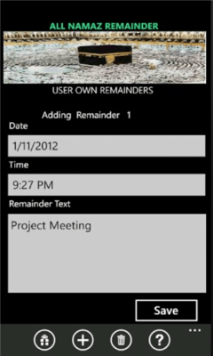 Скриншот приложения All Namaz Remainder - №7