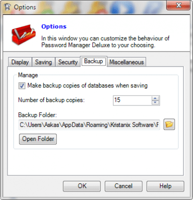 Скриншот приложения Password Manager Deluxe - №5