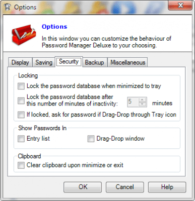 Скриншот приложения Password Manager Deluxe - №6