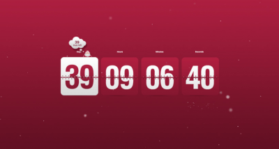 Скриншот приложения Christmas Clock &amp; Countdown Screensaver - №1