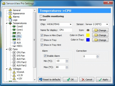 Скриншот приложения SensorsView Pro - №4