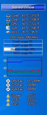 Скриншот приложения SensorsView Pro - №5