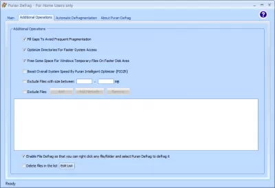 Скриншот приложения Puran Defrag - №4