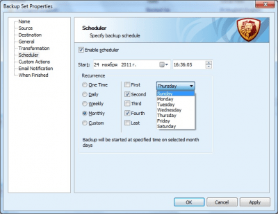 Скриншот приложения Leo Backup - №3