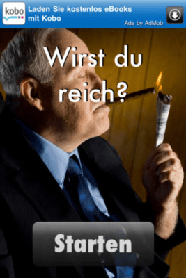 Скриншот приложения Wirst du reich? - №3