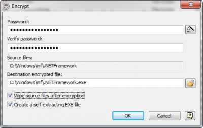 Скриншот приложения File Encryption XP - №2