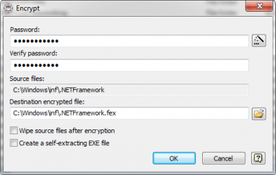 Скриншот приложения File Encryption XP - №4