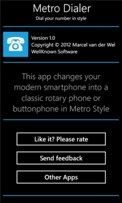Скриншот приложения Metro Dialer Free - №6