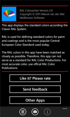Скриншот приложения Ral Colorpicker - №6