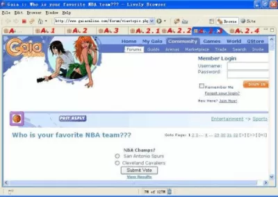 Скриншот приложения Lively Browser - №2