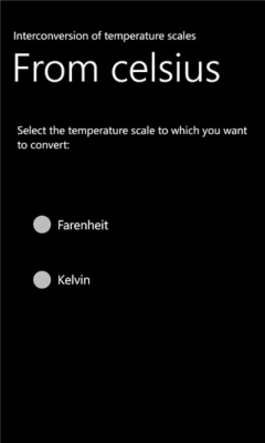 Скриншот приложения Temperature_scales_converter - №2