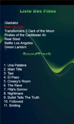 Скриншот приложения SoundTrackMovies - №3