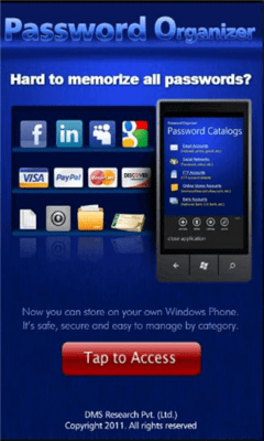 Скриншот приложения Password Organizer - №1
