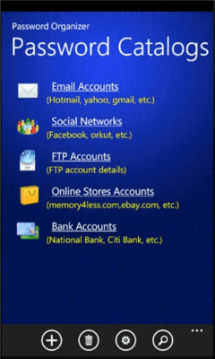 Скриншот приложения Password Organizer - №3