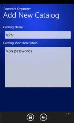 Скриншот приложения Password Organizer - №4