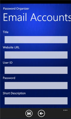 Скриншот приложения Password Organizer - №5