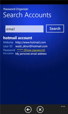 Скриншот приложения Password Organizer - №7