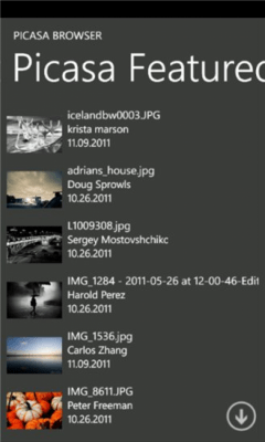 Скриншот приложения Picasa Browser 2 - №4