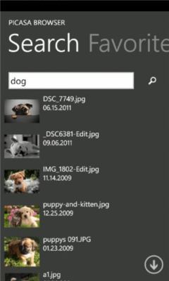 Скриншот приложения Picasa Browser 2 - №5