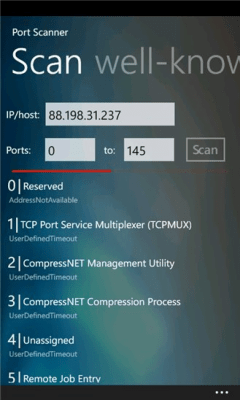 Скриншот приложения Port Scanner - №8