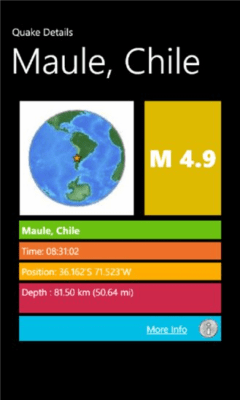 Скриншот приложения QuakeWare - №3