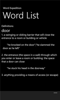Скриншот приложения Word Expedition FREE - №7