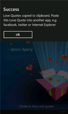 Скриншот приложения Love Quotes - №4