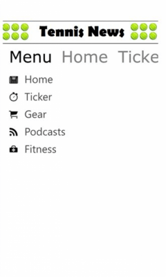 Скриншот приложения Tennis News - №1