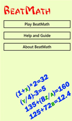 Скриншот приложения BeatMath - №1