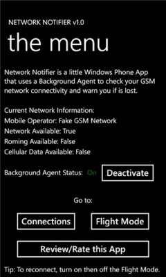 Скриншот приложения Network Notifier - №1