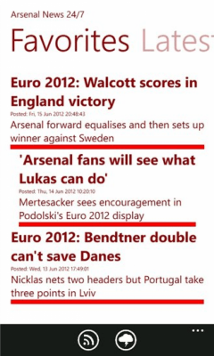 Скриншот приложения Arsenal News - №2
