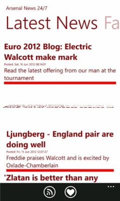 Скриншот приложения Arsenal News - №3