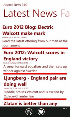 Скриншот приложения Arsenal News - №5