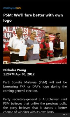 Скриншот приложения malaysiakini - №5