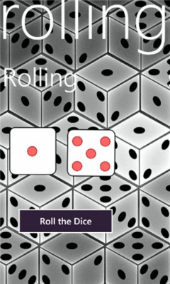 Скриншот приложения rollingDice - №2