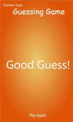 Скриншот приложения Guessing Game - №3