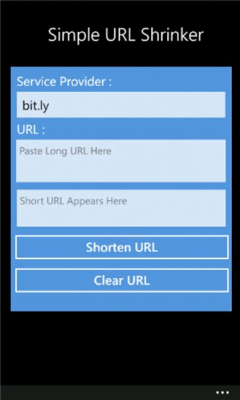 Скриншот приложения Simple URL Shrinker - №1