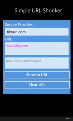 Скриншот приложения Simple URL Shrinker - №3