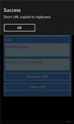 Скриншот приложения Simple URL Shrinker - №4