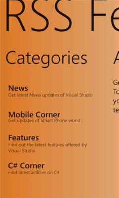 Скриншот приложения Visual Studio RSS - №3