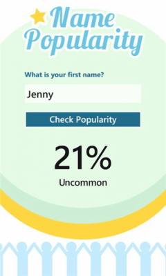 Скриншот приложения Name Popularity - №4