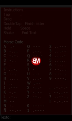 Скриншот приложения BlindMorse - №1