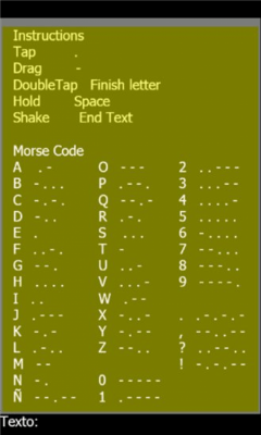 Скриншот приложения BlindMorse - №3