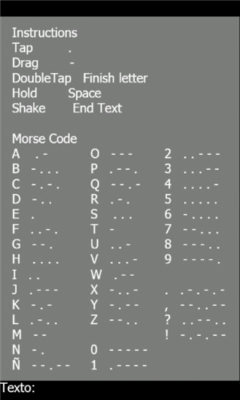 Скриншот приложения BlindMorse - №4