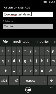 Скриншот приложения TwitterReader - №3