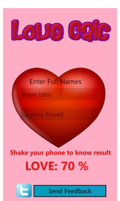 Скриншот приложения Love Calc - №3