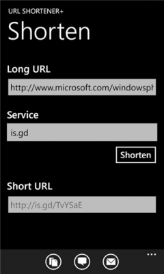 Скриншот приложения URL Shortener+ - №2